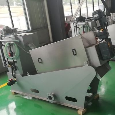 Mesin Pengeringan Lumpur Sekrup Industri Makanan Stainless Steel