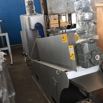Mesin Pengeringan Lumpur Sekrup 45m3 / jam, Mesin Press Sekrup Pengeringan Baja Karbon Steel
