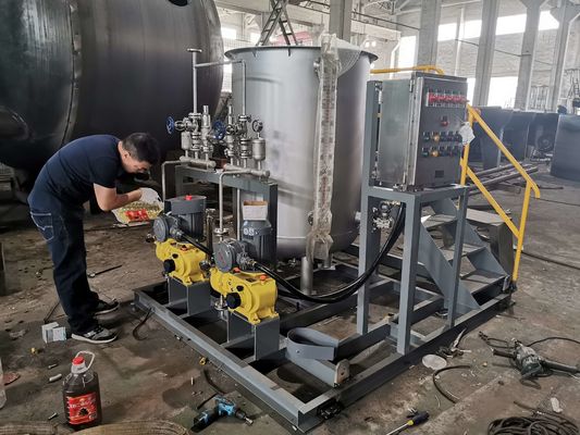 Kota 4000L / h Mesin Dosis Otomatis Baja Karbon