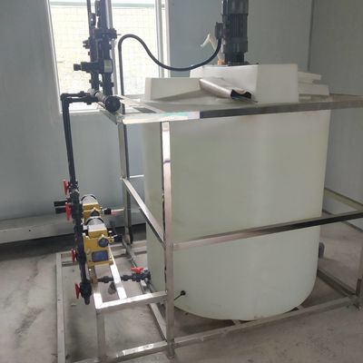 Unit Dosis Polimer 2000L / jam, Mesin Pencampur Serbuk Kering 0,18Kw