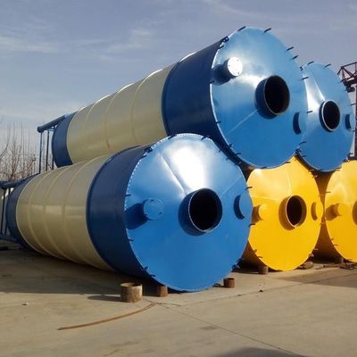 Perawatan Lumpur Tambang Silo Penyimpanan Kapur Stainless Steel