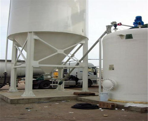 Penyimpanan Kapur Baja Karbon Silo Pengolahan Limbah Kimia Tangki Penyimpanan Massal
