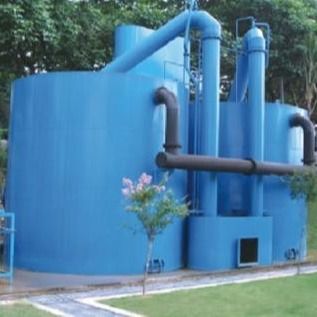 Filter Gravitasi Tanpa Katup Otomatis Biru Untuk Pengolahan Limbah
