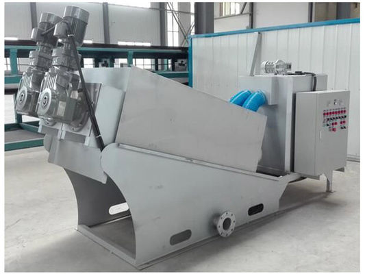 Peralatan Dewatering Lumpur Sekrup Bertumpuk Dua Motor 200mm
